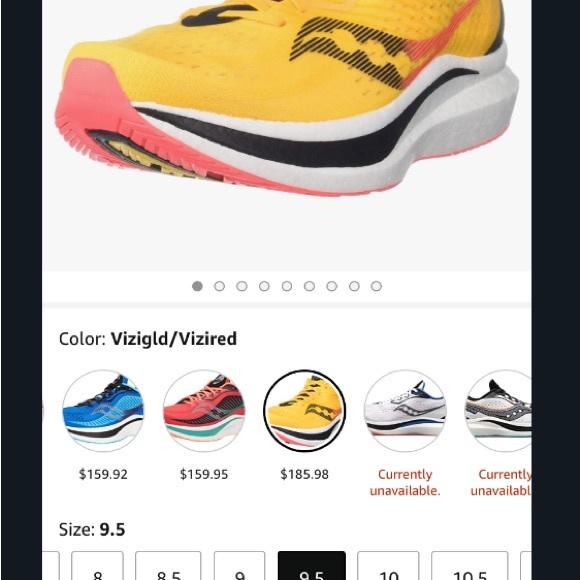 Saucony Endorphin Speed 2 (9.5 men’s) - Picture 6 of 10